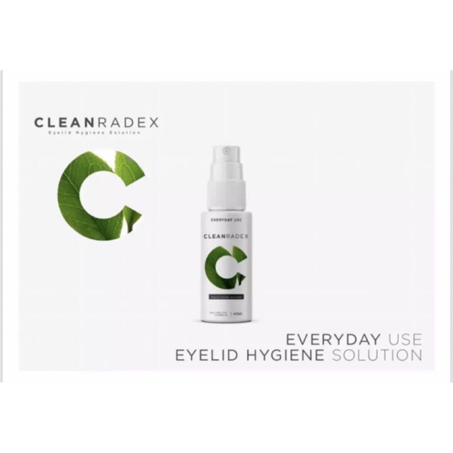 {ถูกสุดๆ ของแท้100%}Cleanradex โฟมฟอกเปลือกตา