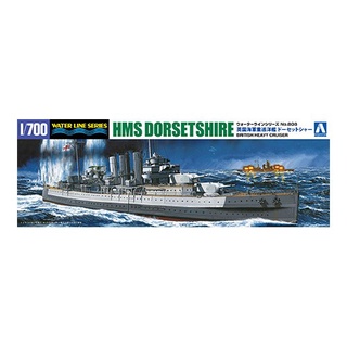 Aoshima 1/700 : British Heavy Cruiser HMS Dorsetshire