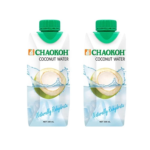 CHAOKOH น้ำมะพร้าว 100% ตราชาวเกาะ ขนาด 300 ml (2กล่อง)