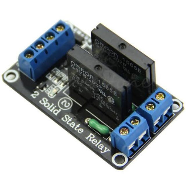 2 Channel 5V Low Trigger Solid State Relay Module