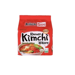 Samyang Kimchi Ramen 120g*5 ซัมยัง กิมจิ ราเมง กึ่งสำเร็จรูป น้ำซุปรสกิมจิ ซอง 120 กรัม*5