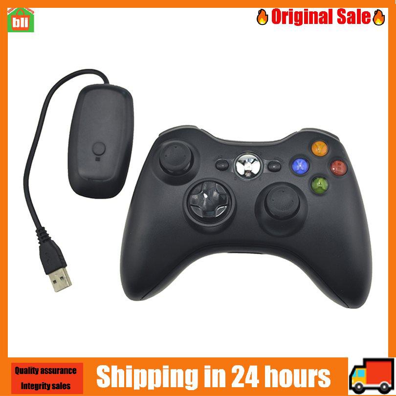 ღღ 100 Original Microsoft Xbox 360 Wireless Controller Joysticks Bluetooth Vibration 1 Year Warranty With Receiver Pc Shopee Thailand