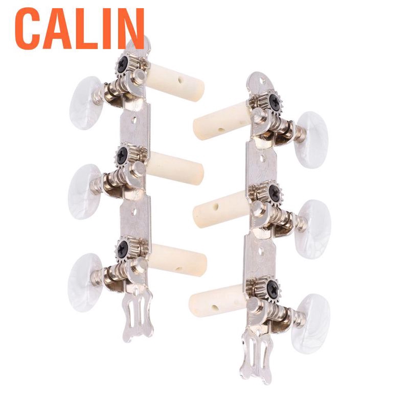 Calin Dilwe Guitar Machine Heads การปรับแต่งคลาสสิก Peg Tuner Silver
