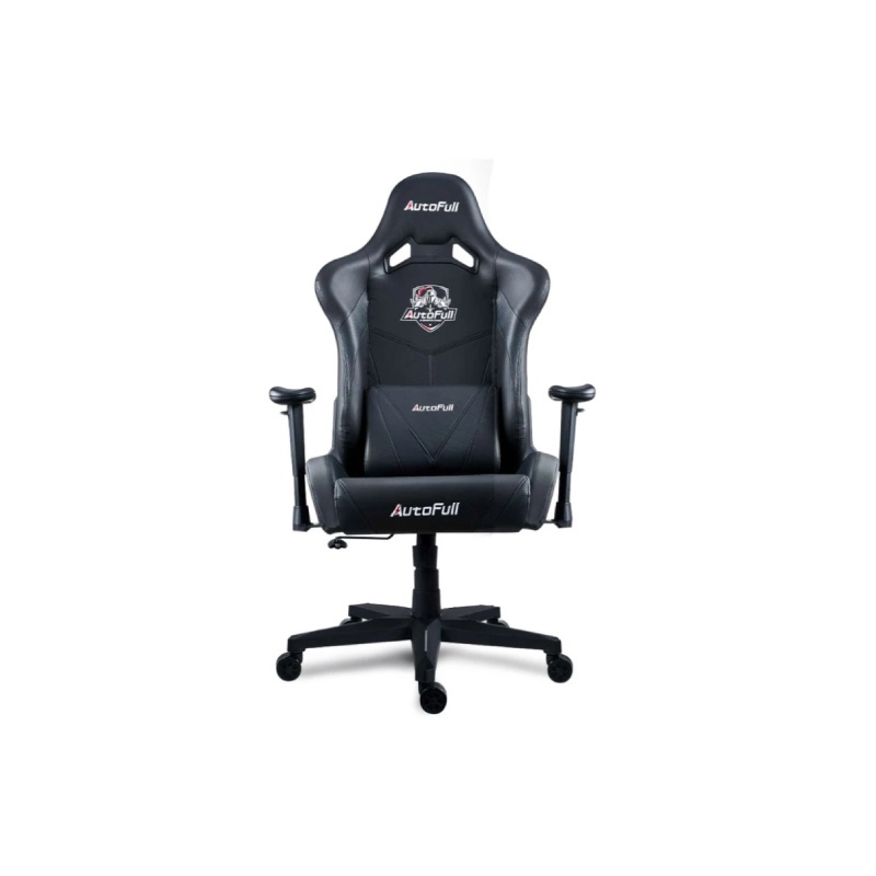 คีย์บอร์ดและเมาส์™Autofull AF-808 Gaming Chair เก้าอี้เกมมิ่ง (รับประกันช่วงล่าง 3 ปี) - (Black/Orange/Green)