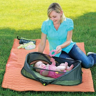 Brica : BRC64008 ที่นอนเด็ก Fold n GoTm Travel Bassinet