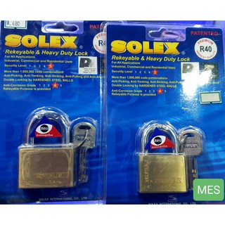 กุญแจ SOLEX  รุ่น Rekeyable&amp;Heavy Duty Lock