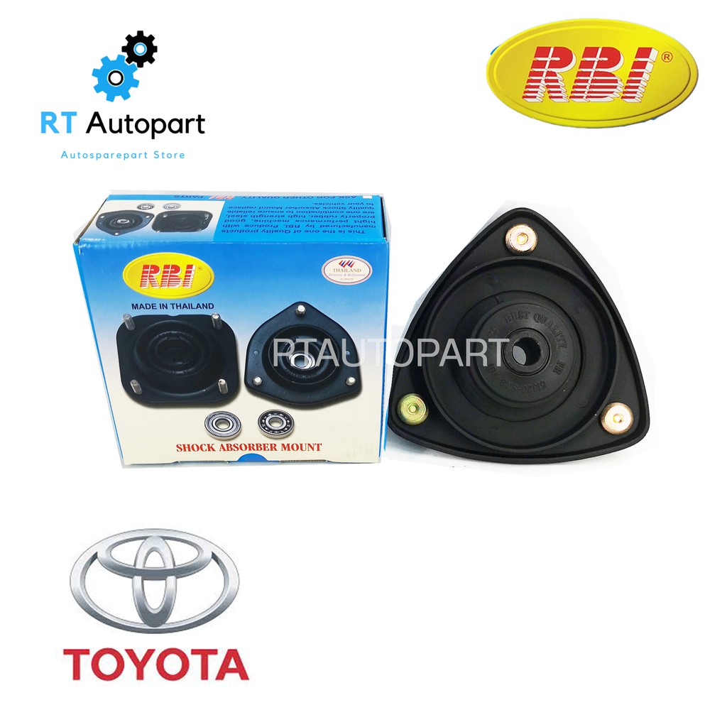 RBI เบ้าโช้คหน้า Toyota Vios NCP41 ปี03-07 **มีลูกปืนในตัวเบ้า** / เบ้าโช้ค