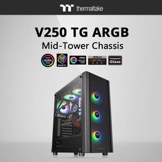 CASE (เคส) THERMALTAKE V250 ARGB TEMPERED GLASS