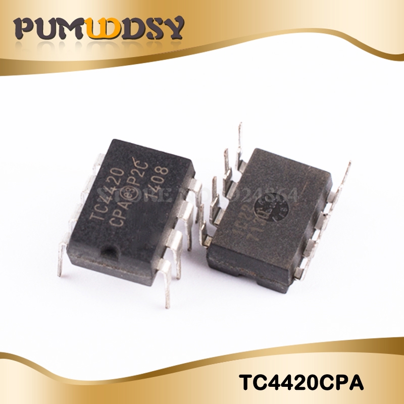 1pc HIGH-SPEED MOSFET DRIVERS IC TC4420CPA TC4420