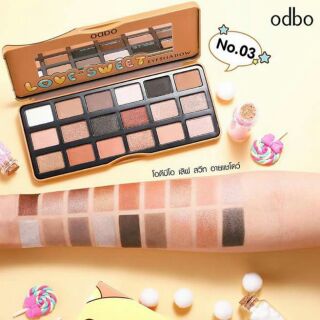 odbo Love Sweet พาเลทอายแชโดว์ 18 สี