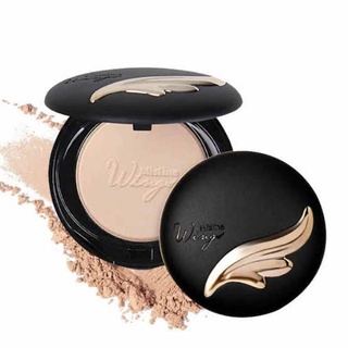 แป้งพัฟ Mistine วิงส์ แป้งพัฟผสมรองพื้น Mistine Wings Extra Cover Super Powder SPF25 PA++10g. EXP2024