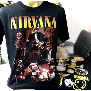 #เสื้อยืดคอกลม#NR146 เสื้อยืดวงร็อค NIRVANA เนวานา เสื้อวง เสื้อยืดเนวานา เสื้อวินเทจS-4XL