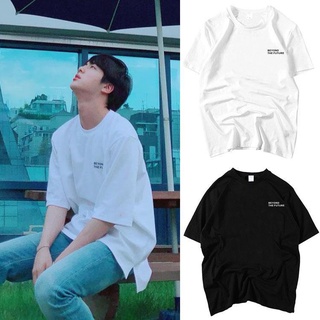 เสื้อยืดคอกลม แขนสั้น พิมพ์ลาย Bts JIN JIN Shuozhen ทรงหลวม สไตล์สตรีท สําหรับผู้ชาย และผู้หญิงS-5XL