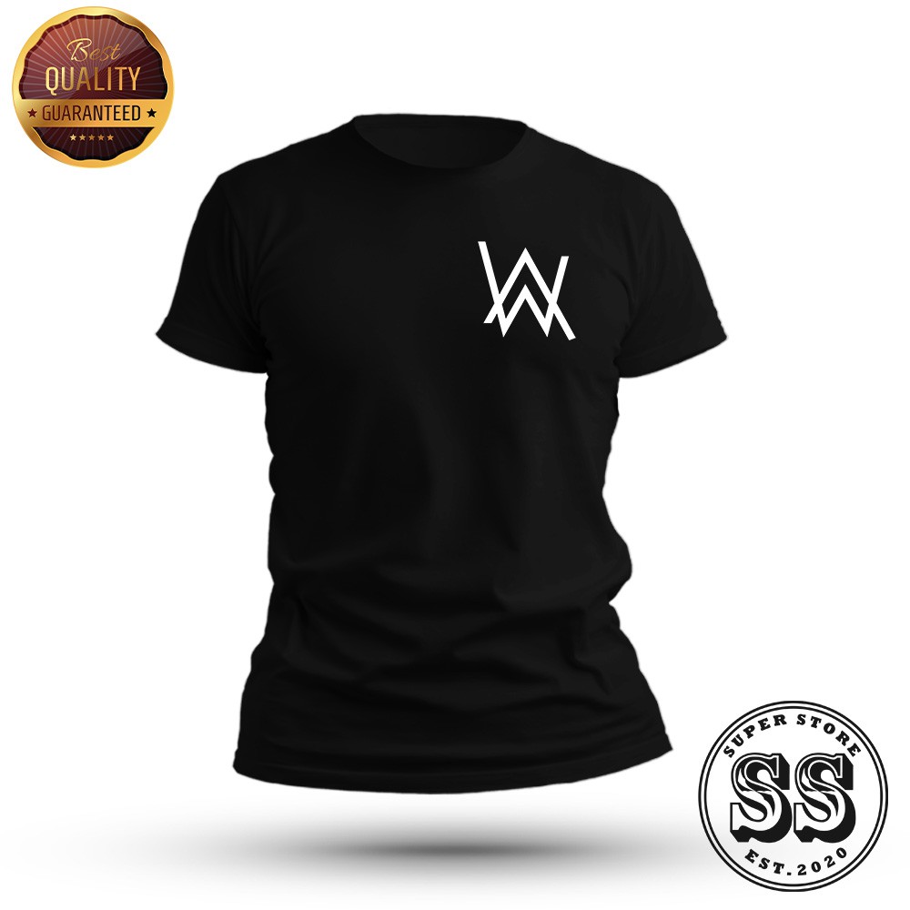 ADULT ALAN WALKER โลโก้ขนาดเล็ก TSHIRT COTTON