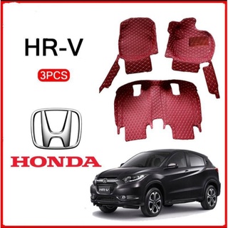 พรมปูพื้นรถยนต์6D,7Dรุ่นHonda Hrv suv*5 ฮอนด้า เอชอาร์วีปี2015-2021