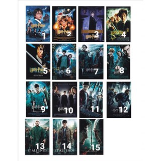 รูป Poster หนัง Harry Potter ทุกตอน ขนาด 11.5 X16.5 นิ้ว (A3)