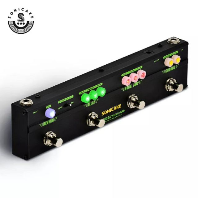 มัลติเอฟเฟคกีต้าร์ Sonicake Rock Stage Multi Guitar Effects Pedal 4 in