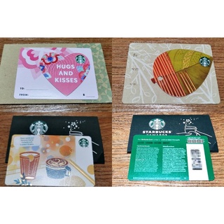 บัตร Starbucks สตาร์บัคส์ ของใหม่ มูลค่าใบละ 100 บาท สามารถใช้แทนเงินสดได้ Gift Card ลายสวย สตาร์บักส์