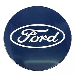 ราคาต่อ 1 ชิ้น สติกเกอร์อลูมิเนียม FORD ขนาด 56mm.(5.6cm.) สติกเกอร์ นูนเล็กน้อย