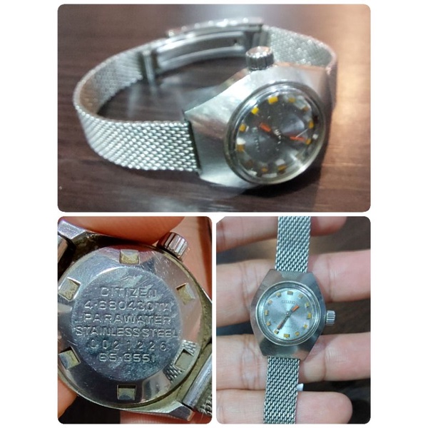 นาฬิกา Citizen แท้ งานเก่า ระบบไขลาน ขนาดหน้าปัด 1.5 cm.ใช้งานปกติ (Japan)ตีขายงานสะสม ใช้งานตามเหมาะสม