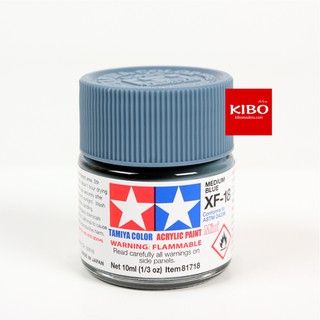 สีสูตรน้ำ TAMIYA XF-18 Medium Blue (10 ml)