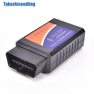 Takashiseedling Elm 327 Obd 2 Obdii เครื่องสแกนเนอร์รถยนต์สําหรับ Ios