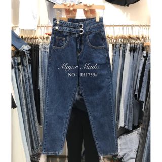 JH1755#ยีนส์ทรงบอย มีS-XL#jeans house