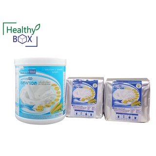 SET สุดคุ้ม PROWELL Respa Well กลิ่นข้าวโพด 300g.1กระป๋อง+2ถุงฟอยล์ โปรตีนคุณภาพสูงระบบทางเดินหายใจ (V)