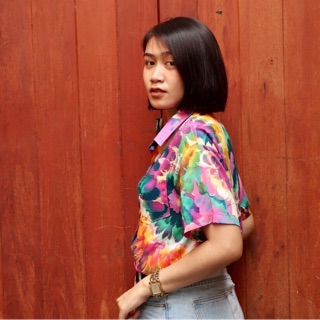 เสื้อลายดอกสงกรานต์