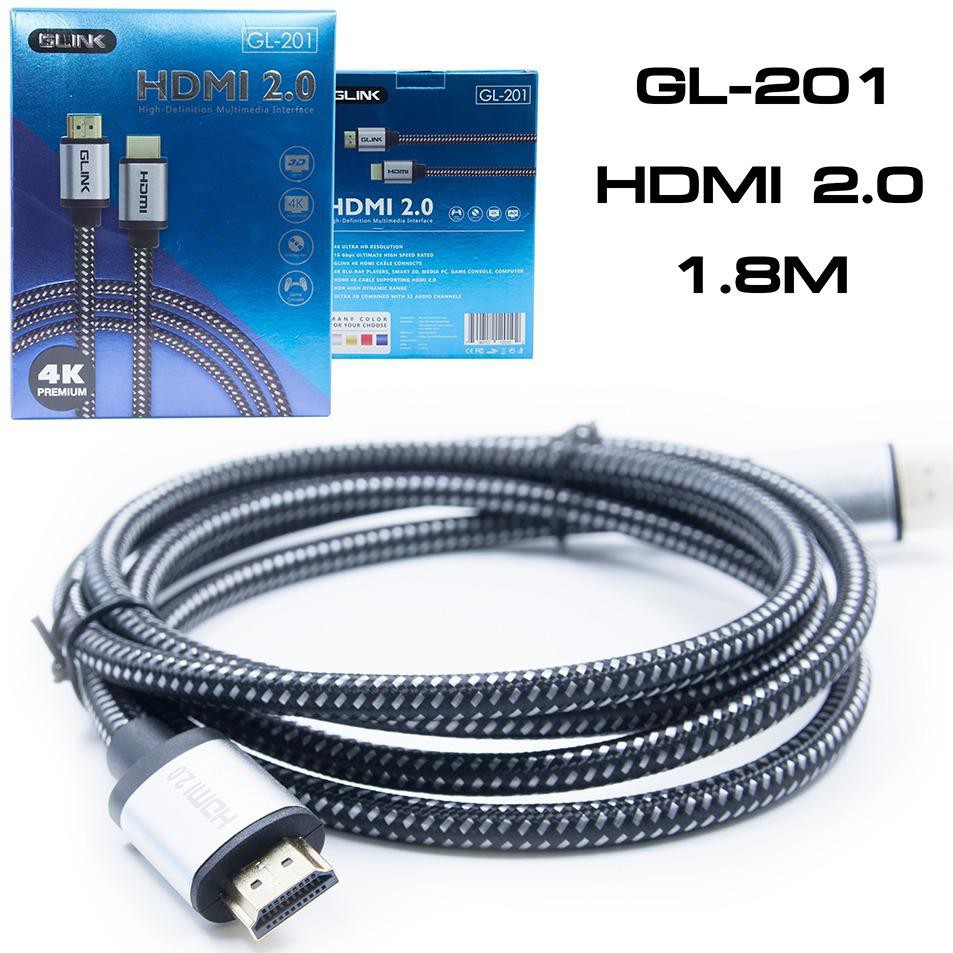 สาย Hdmi 4K Glink 2.0 รุ่น Gl-201, Gl-301, Cb-111 ยาว1.8M/3M/5M/10M ...