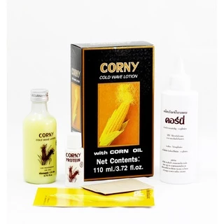 น้ำยาดัด แคริ่ง คอร์นี่ โคลด์ เวฟ /พรีพาเรชั่น ดัดข้าวโพด Caring Corny Cold Wave Lotion/Preparation 110 ml.