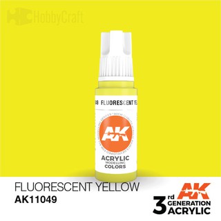 AK 3G Color Fluorescent Yellow 17 ml