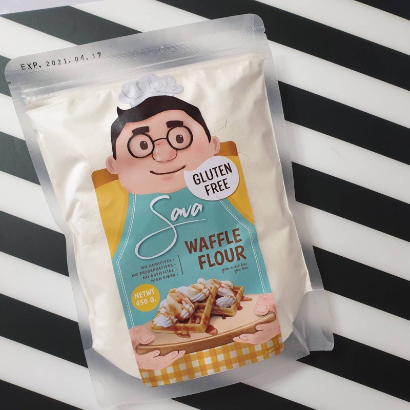 แป้งวาฟเฟิล Top8Free#Gluten Free#Vegan