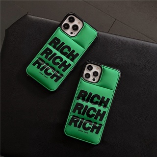 เคสโทรศัพท์มือถือ ลาย "RICH" สําหรับ iphone 14 Pro Max 14 PLUS 14 Pro