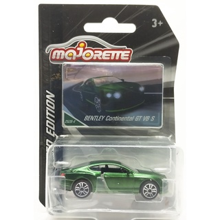 Majorette Bentley Continental GT V8 S - Series 7 - metallic Green /Wheels D5S /scale 1/64 (3 inches) package with card