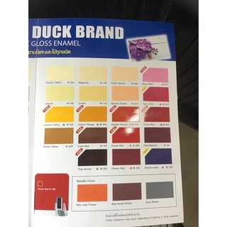สีน้ำมัน ตราเป็ด Mandarin Duck TOA 1/4กล (1ลิตร) ระบุสีที่แชท