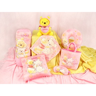 Disney ลิขสิทธิ์แท้ Set เซ็ต หมอน Pooh Love Teddy Bear