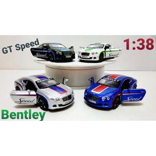 โมเดลรถเบ็นท์ลีย์ Bentley GT ลายแข่ง ปี 2012 Scale 1:38 ความยาว 5 นิ้ว (ฝ่ามือ) โมเดลรถเหล็ก ฺรถโมเดล แบรนด์ Kinsmart