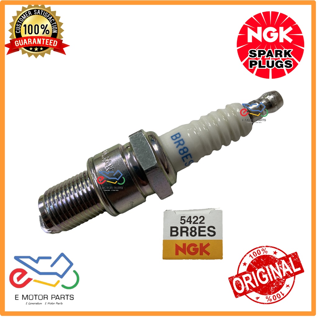 NGK BR8ES SPARK PLUG [100% ORAGINAL NGK]- BR8ES