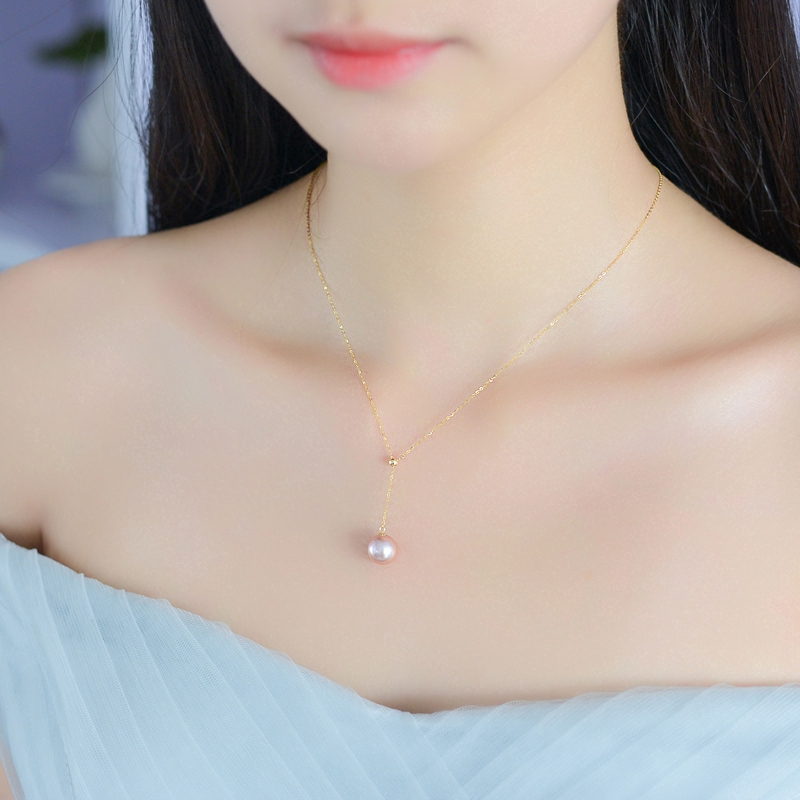 ผู้หญิง เรียบง่าย สร้อยคอจี้มุกเดี่ยว / สุภาพสตรี ความยาว ปรับได้ จี้สร้อยคอ / สร้อยคอไหปลาร้า หรูหรา / บุคลิกภาพ ชายหาด สร้อยคอโซ่ / สร้อยคอโชคเกอร์ ยอดนิยม / ของขวัญแฟนสาว เครื่องประดับ