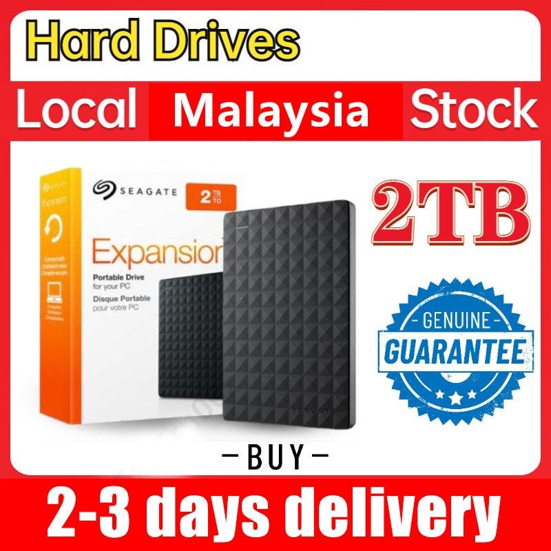 ⬕⭈【Ready stock】Seagate-2TB 1TB Expansion Backup USB 3.0 External Hard Drive HDD Hard disk ₨