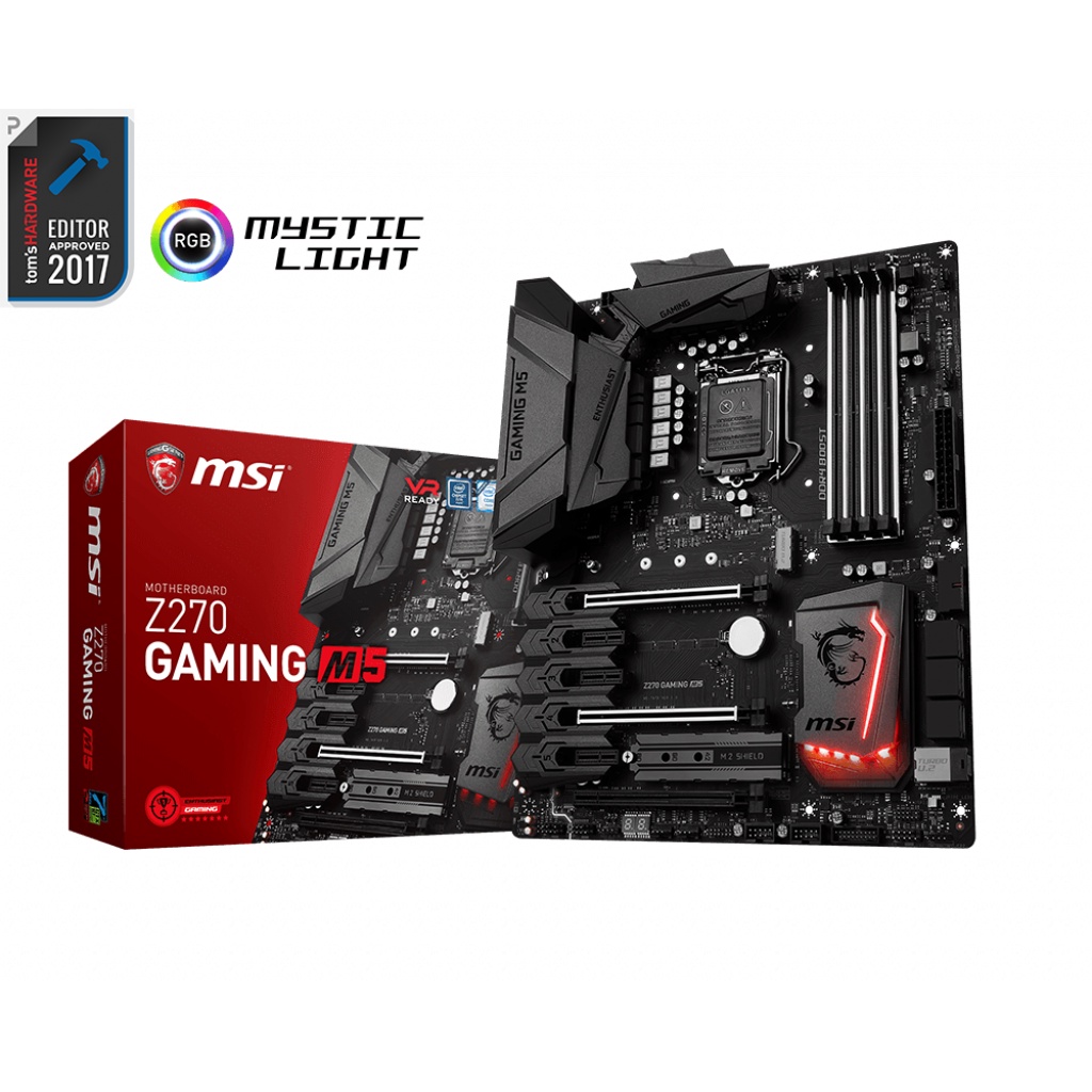 MAINBOARD (เมนบอร์ด) 1151 MSI Z270 GAMING M5 RGB ตัวท็อป พร้อมส่ง