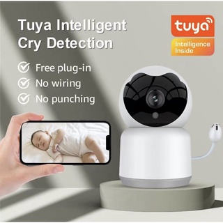 พร้อมส่ง HD 1080P กล้อง IP Tuya Smartlife App การเฝ้าระวัง Security WiFi Baby Monitor Wireless กล้องรักษาความปลอดภัย