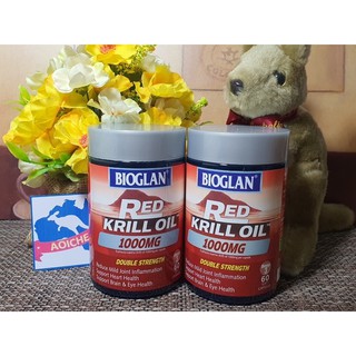 🦐 Bioglan Red Krill Oil 1000mg 60 Capsules น้ำมันคริลล์ หรือน้ำมันกุ้งคริลล์ จากออสเตรเลีย