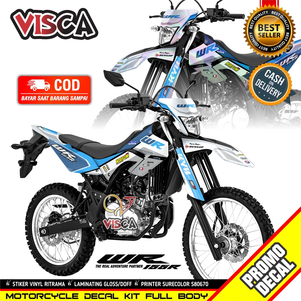 Decal WR 155 Full Body Super Moto สติกเกอร์ WR 155 Full Body Decal WR 155R Full Body Decal WR 155 Fu
