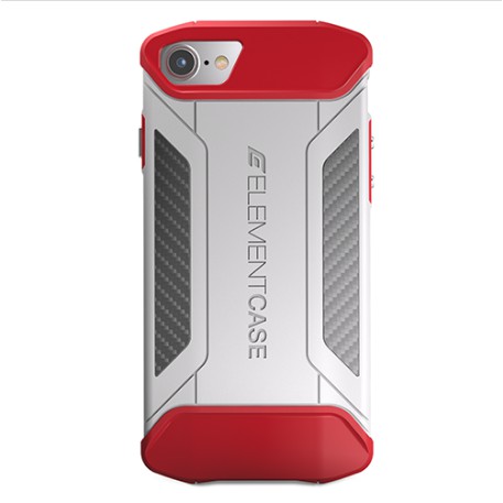 Element Case CFX for iPhone 7 / 8 / SE2 - White/Red