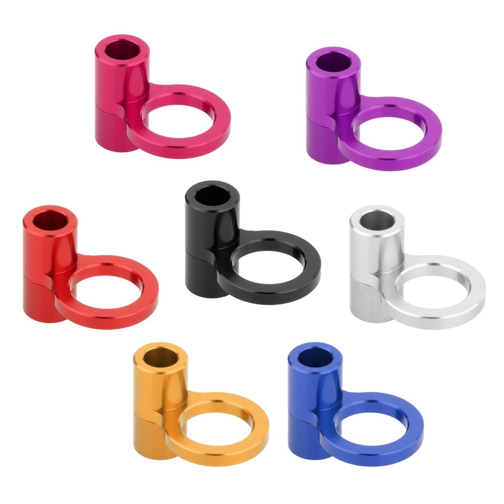 Durable Bike Brake Cable Buckle Guide Bicycle Tube Bike Buckle Frame Clamp Rose Red