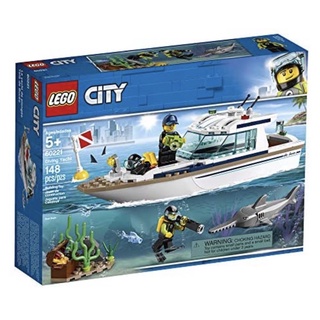 LEGO City Great Vehicles Diving Yacht 60221 Building Kit (148 Pieces)