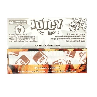 กระดาษม้วนมีกลิ่น (ทำจากกัuชง) Juicy Jay hemq (1/4=79 มม.) - 50 แผ่น