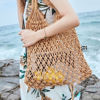 ⭐️พร้อมส่ง beach bag สไตล์เกาหลีมาอีก น่ารักมากก💕